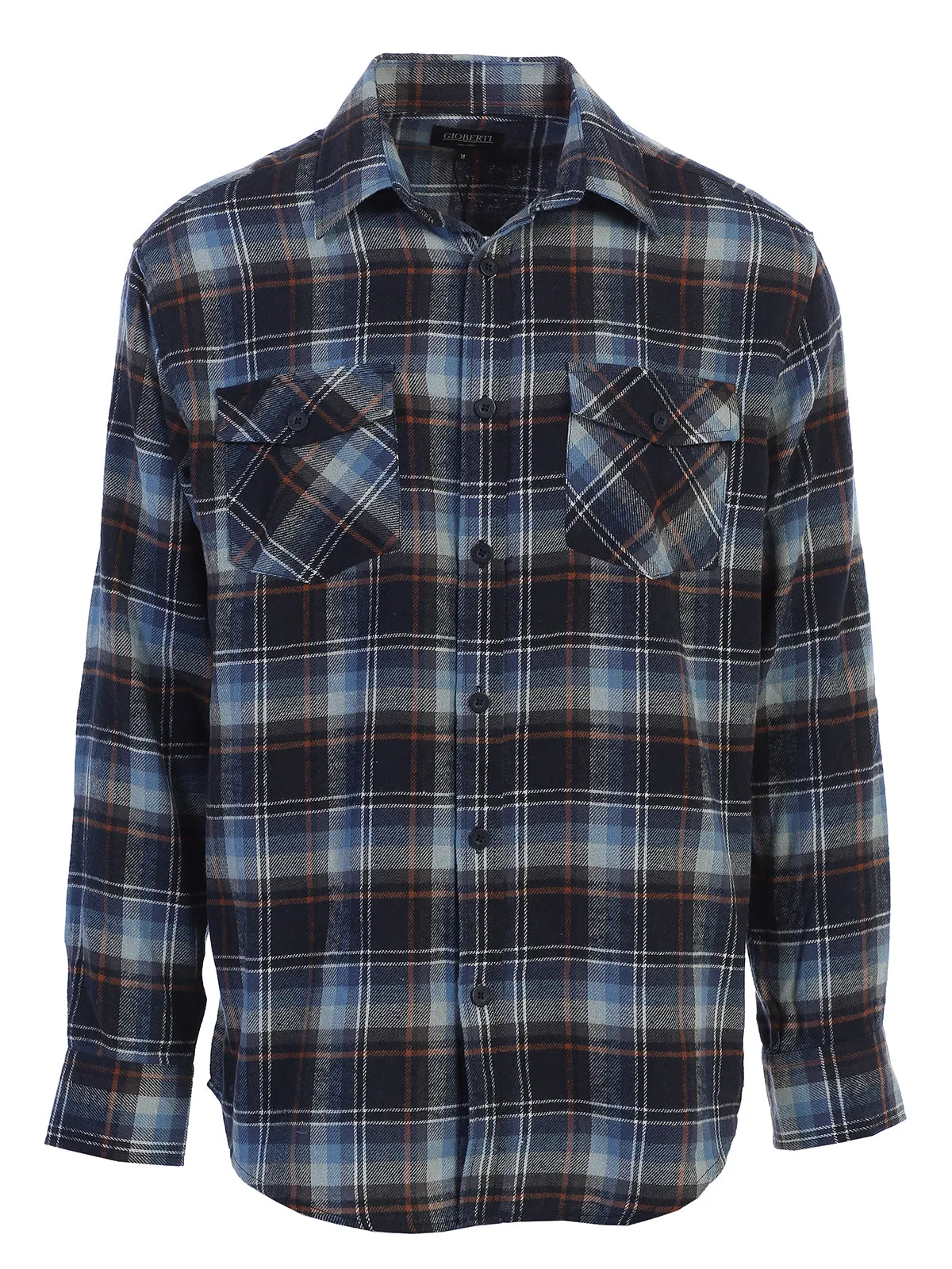 Men's Plaid Flannel Shirt, Size XL