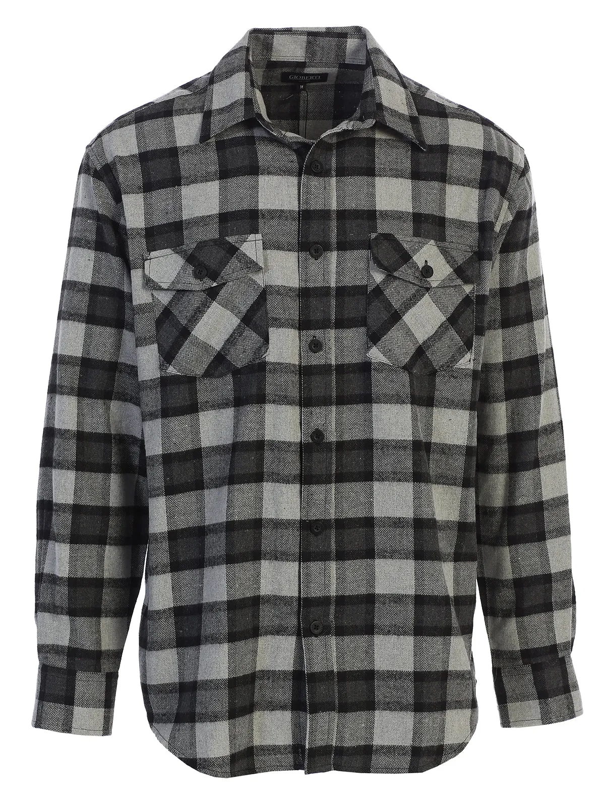 Men's Plaid Flannel Shirt, Size XXL