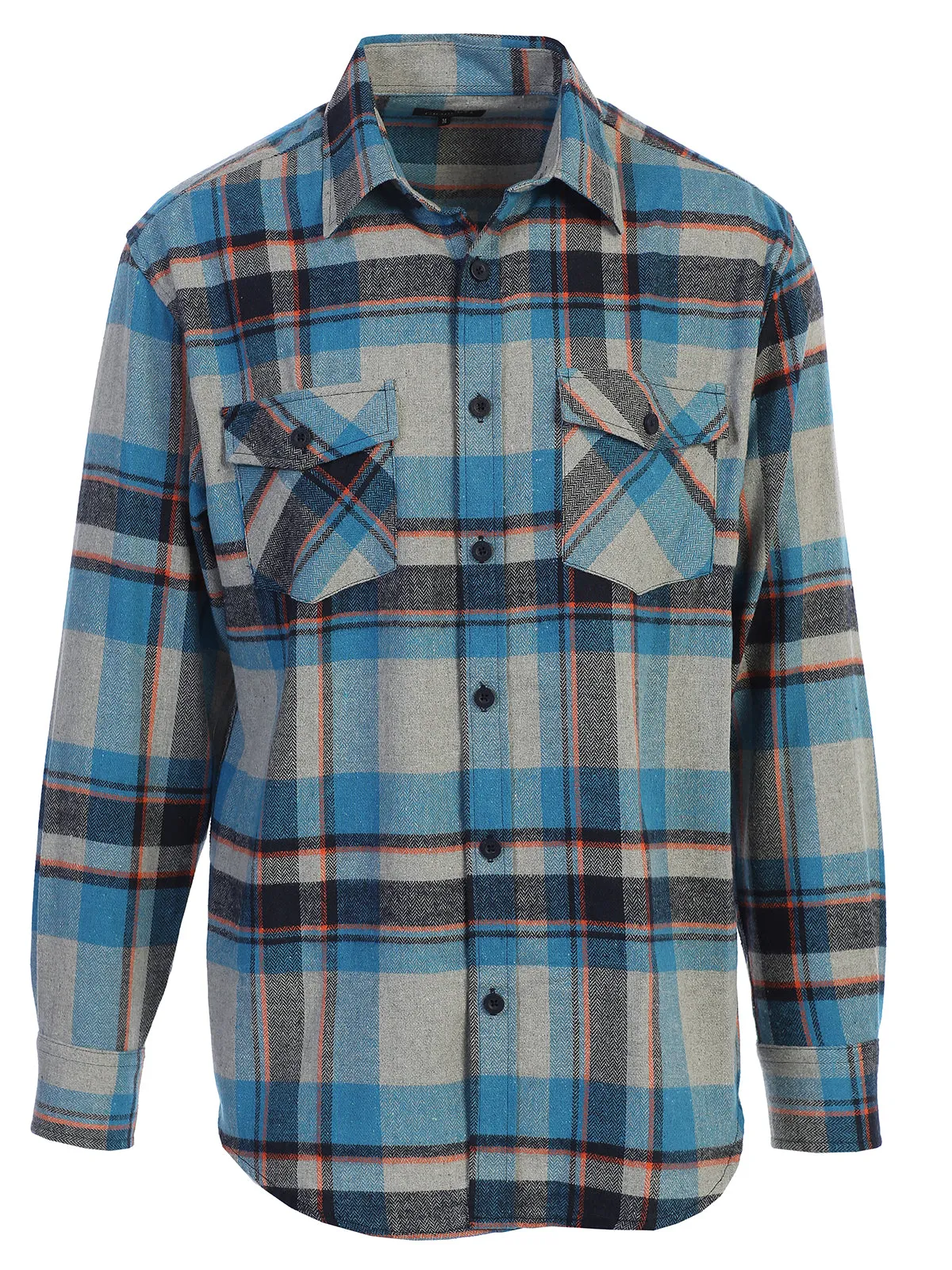 Men's Plaid Flannel Shirt, Size XXL