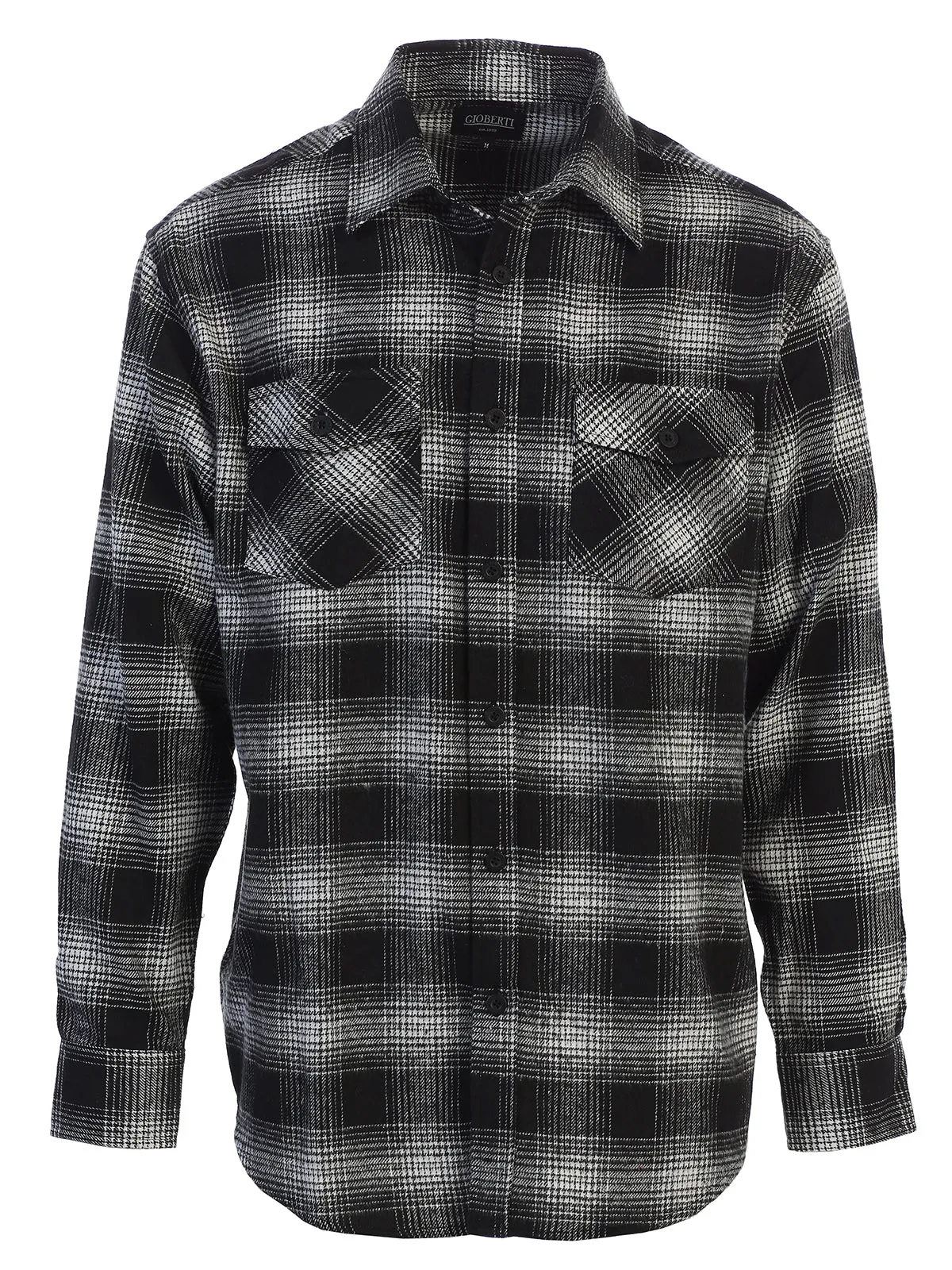 Men's Plaid Flannel Shirt, Size XXL