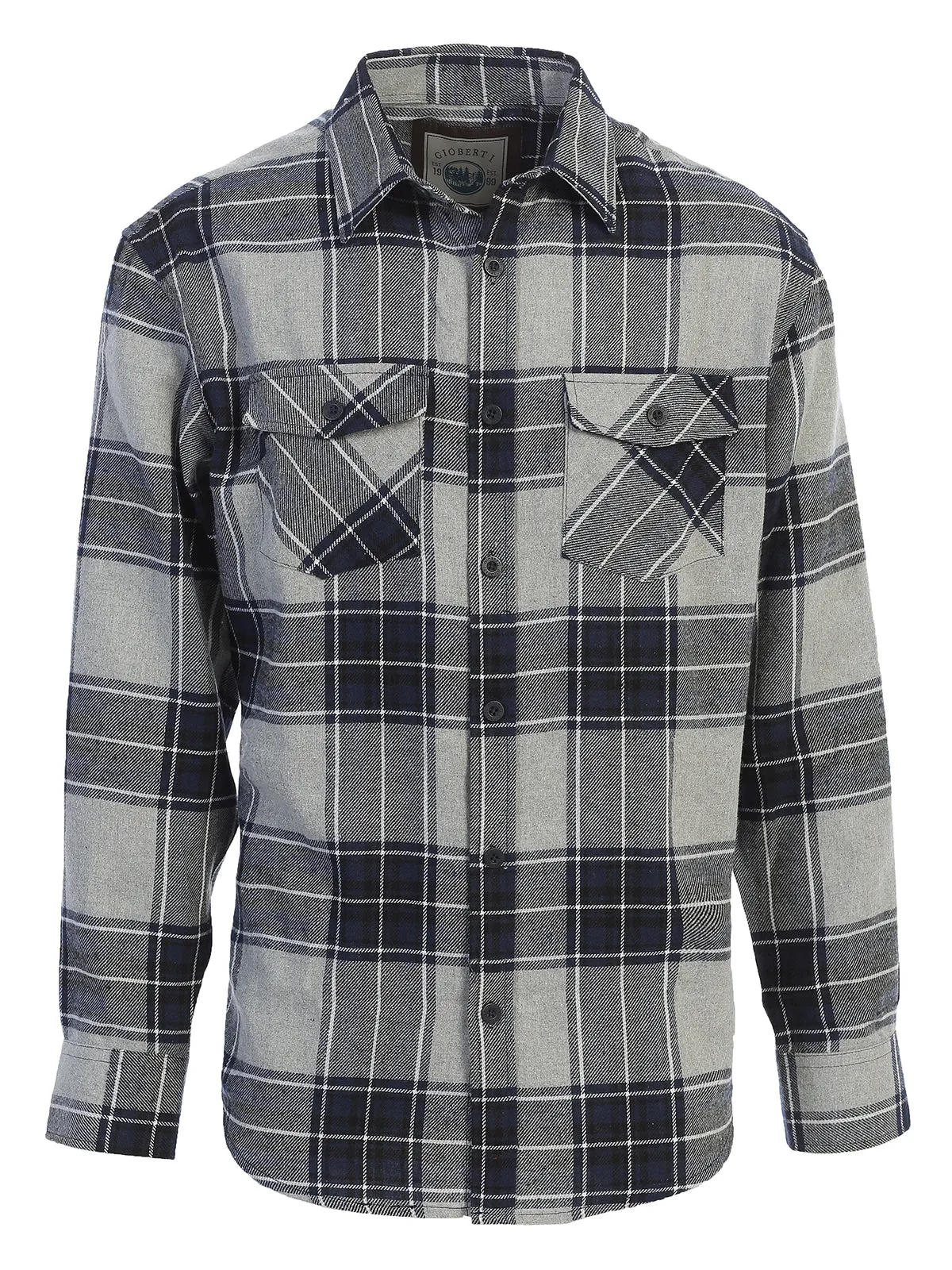 Men's Plaid Flannel Shirt, Size XXL