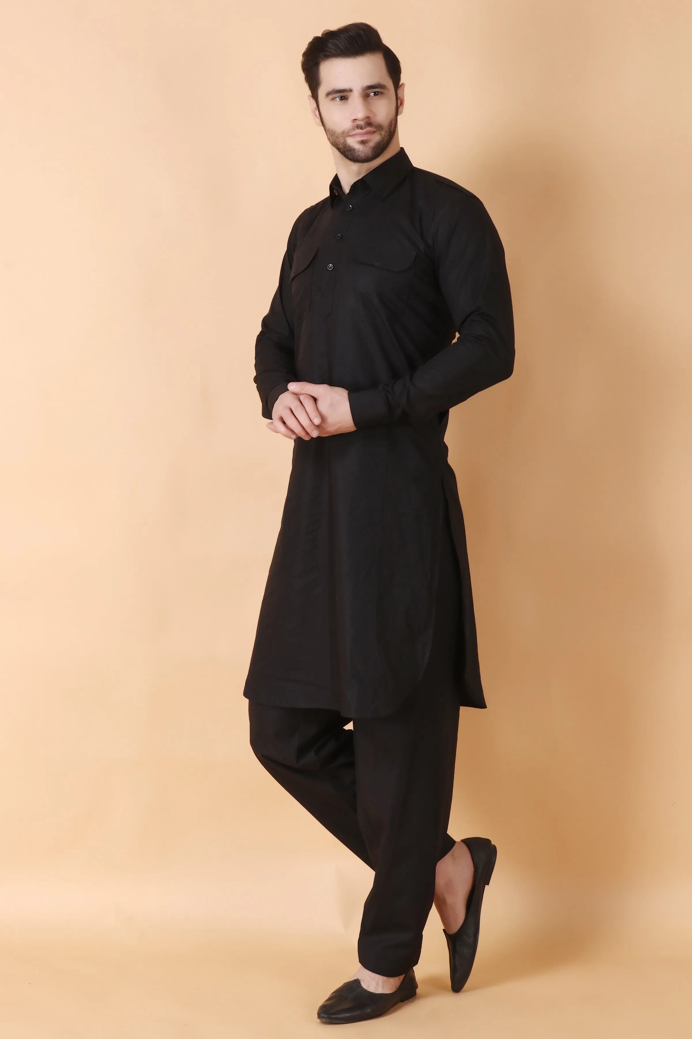 Midnight Charm Pathani Suit