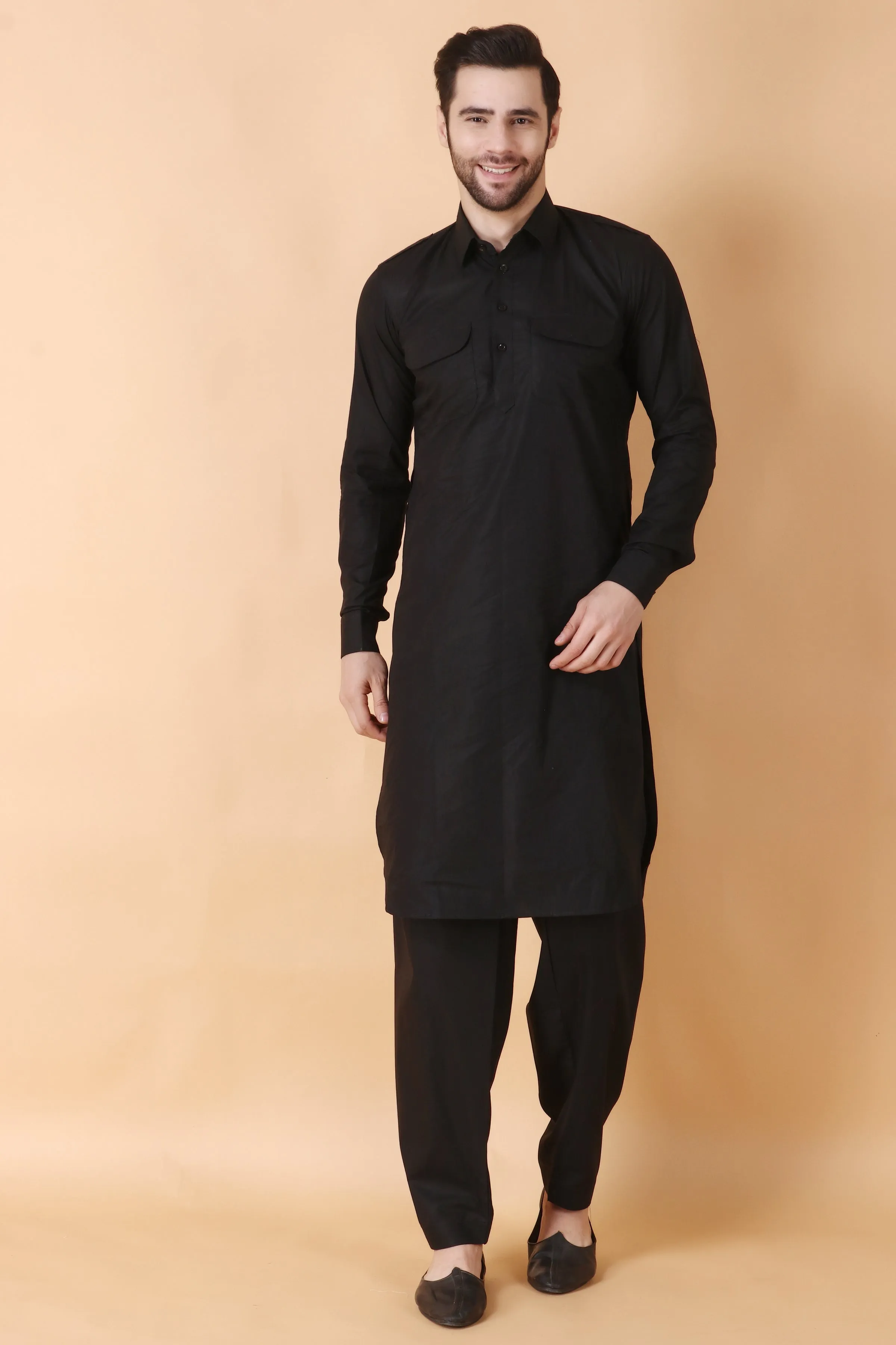 Midnight Charm Pathani Suit