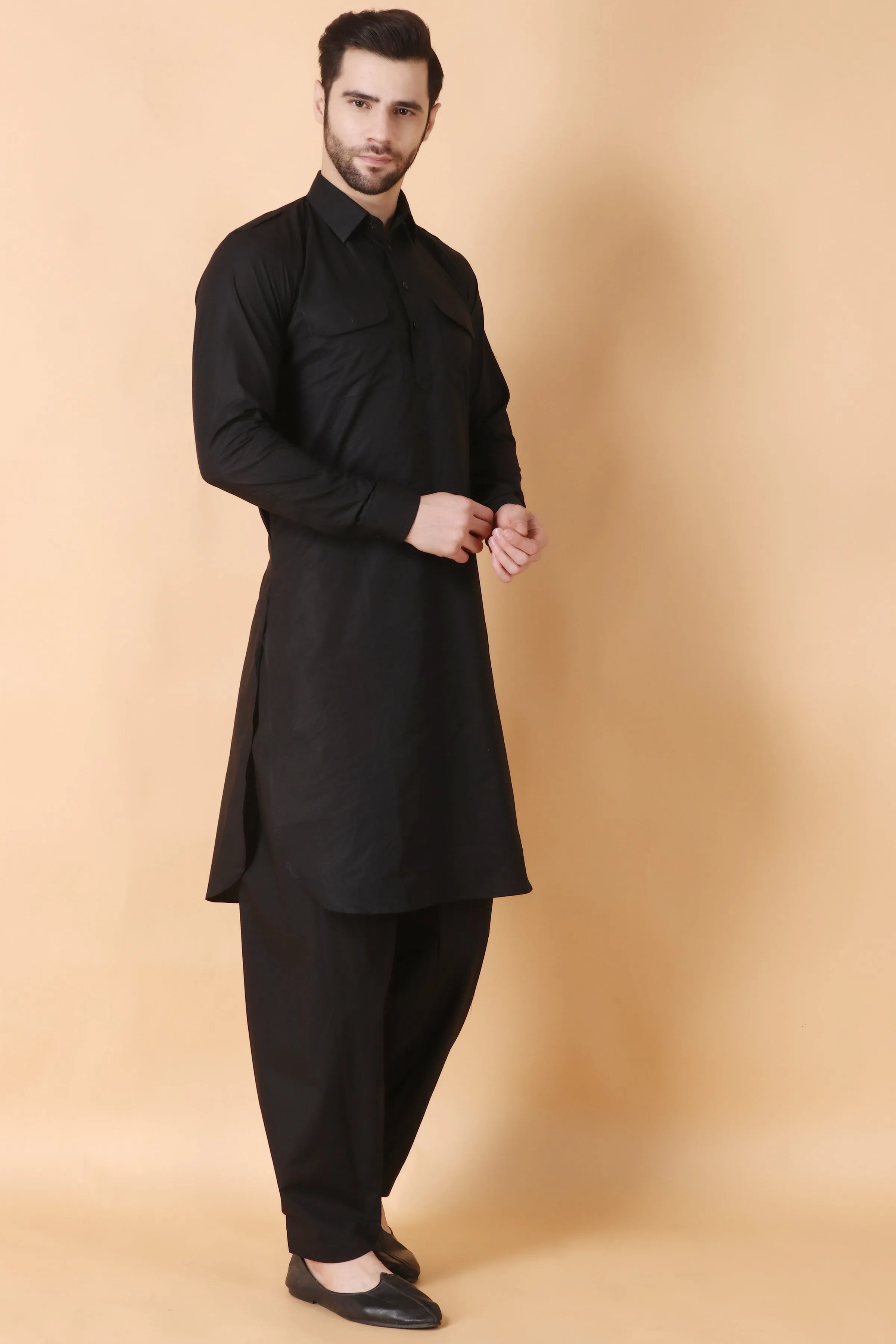 Midnight Charm Pathani Suit