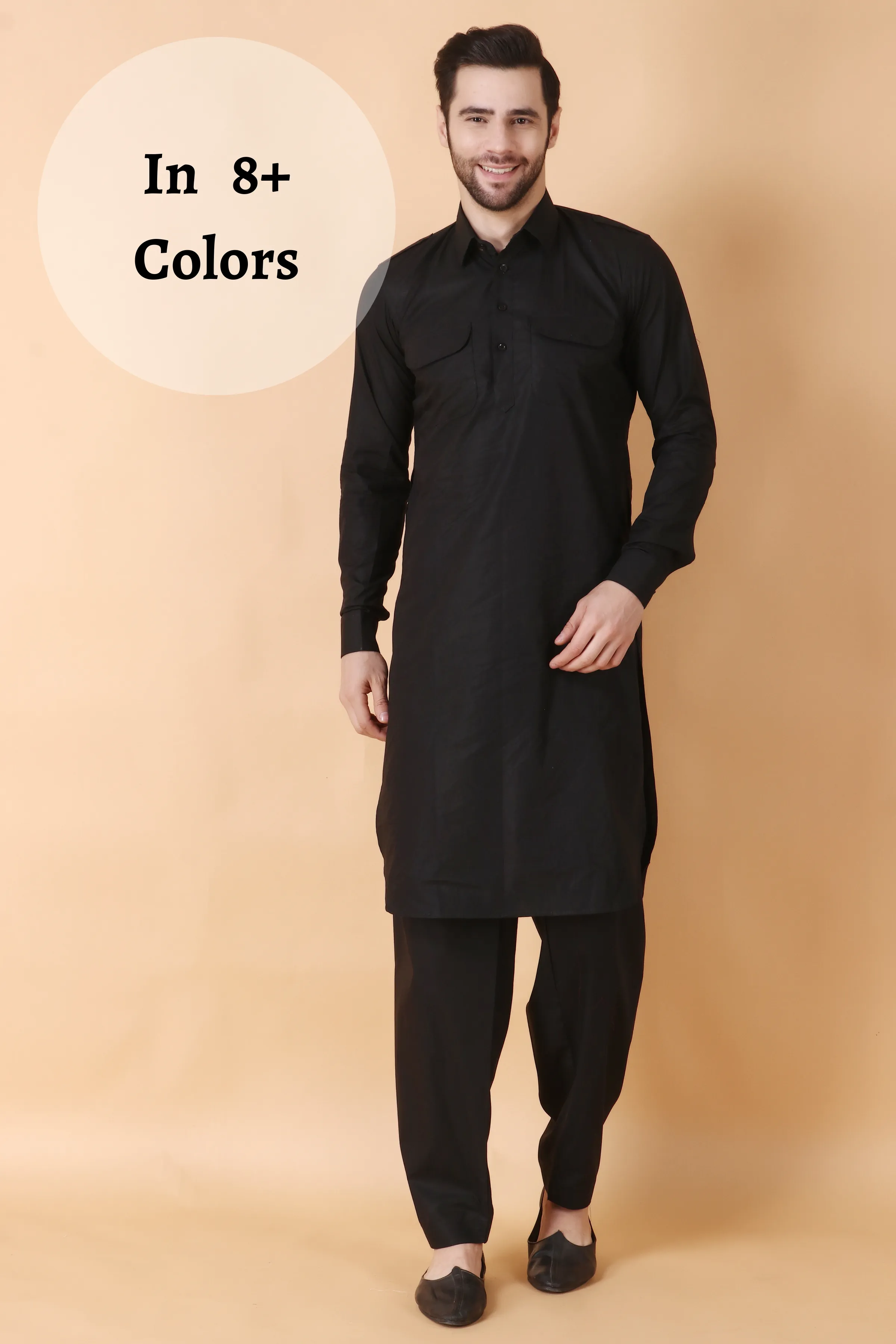 Midnight Charm Pathani Suit