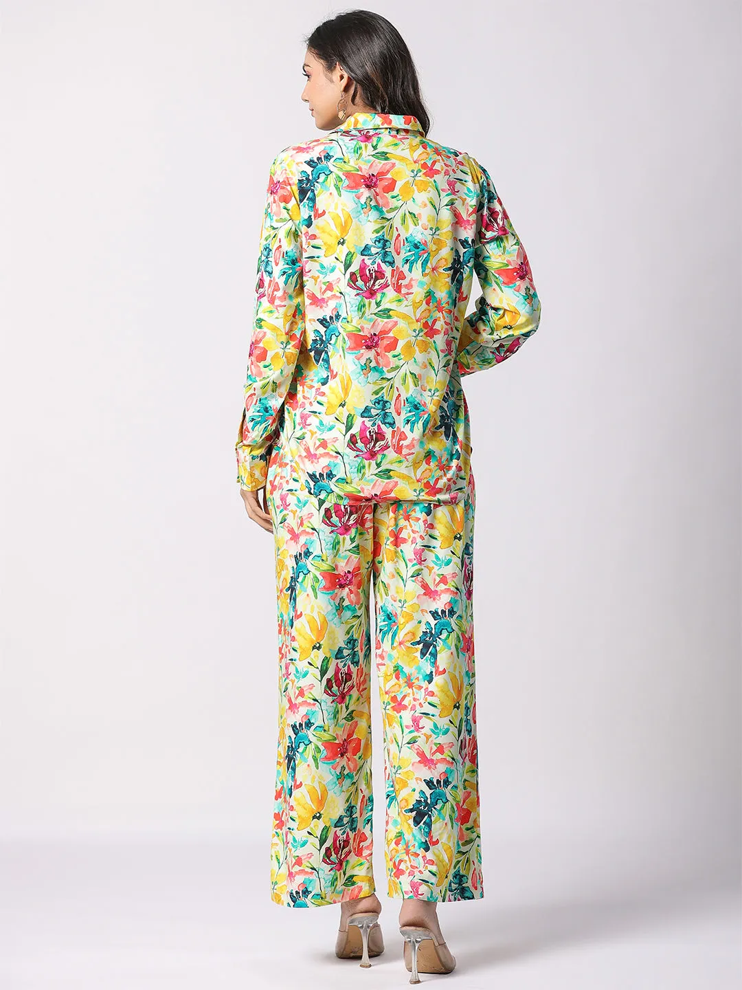 Multi Botanic Printed Modal Co-ord Set