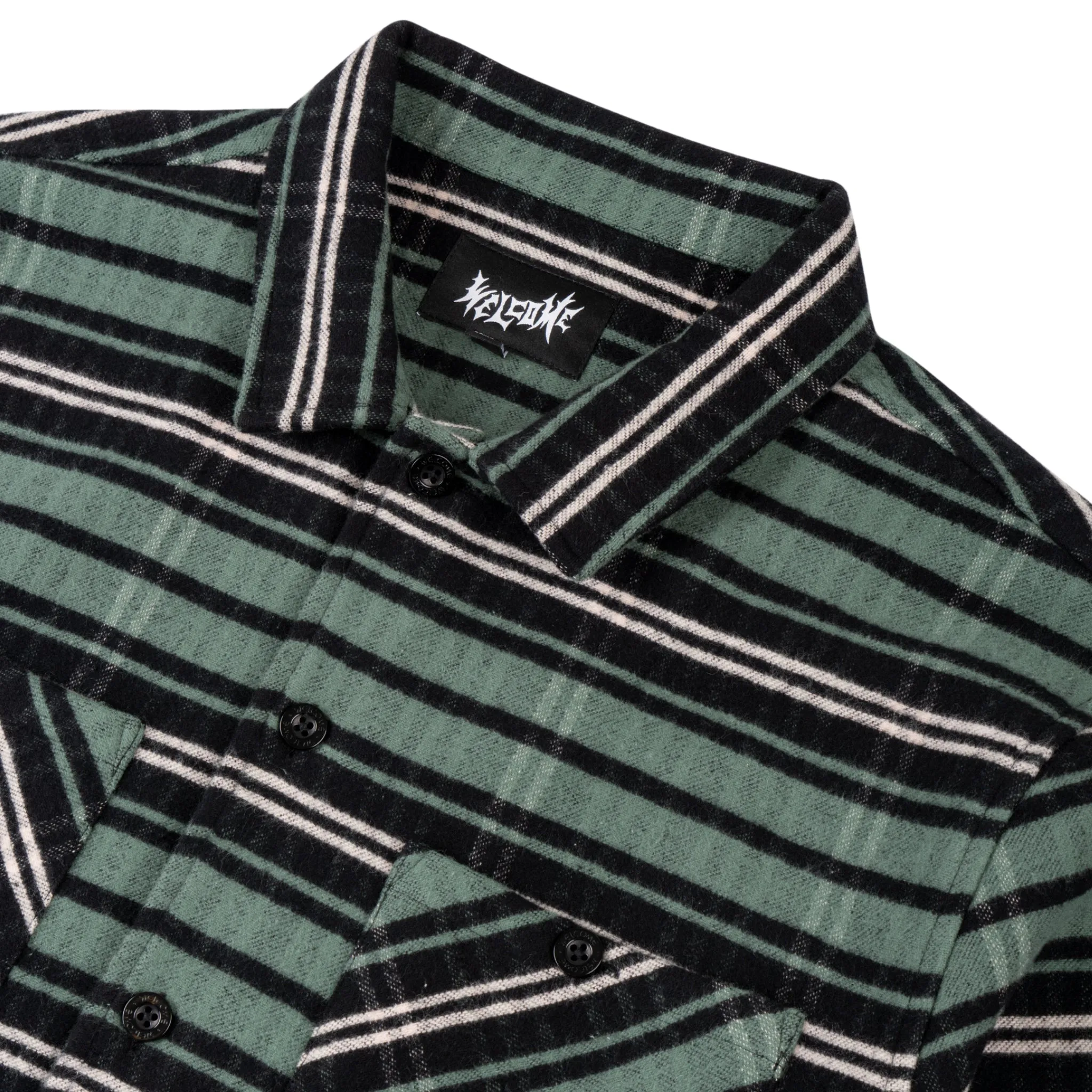 Nimbus Heavyweight Flannel Shirt - Duck Green