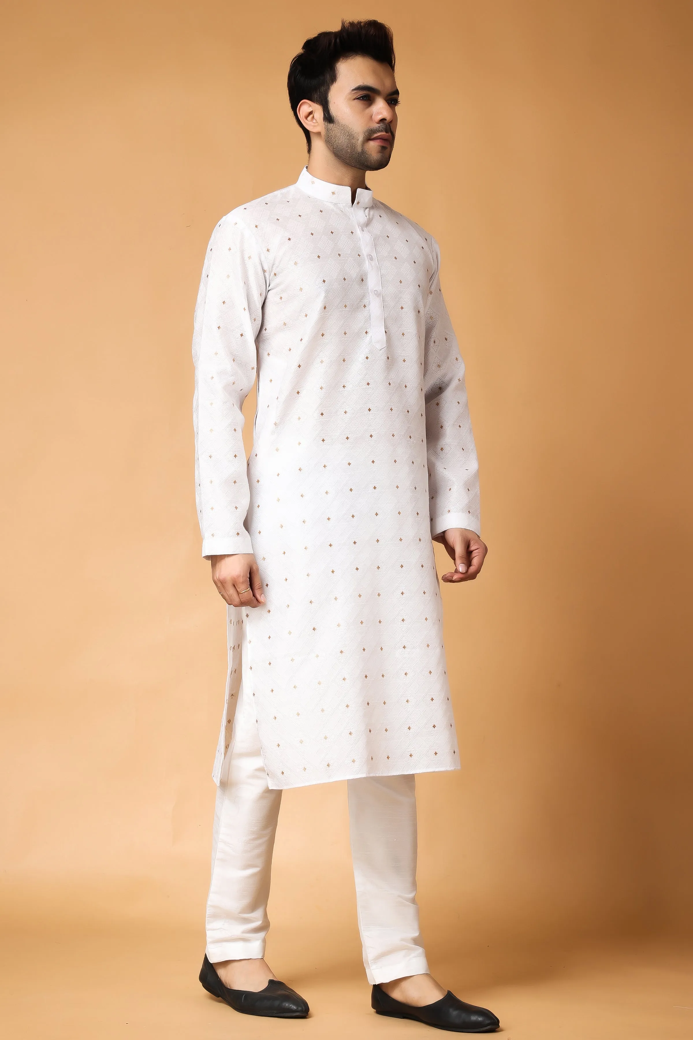 Opulent Jacquard Woven Kurta Pajama