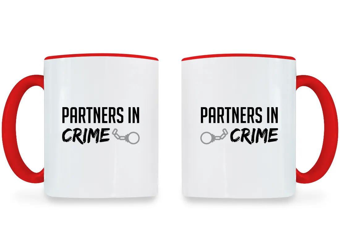 Partners In Crime - Couple Coffee Mugs