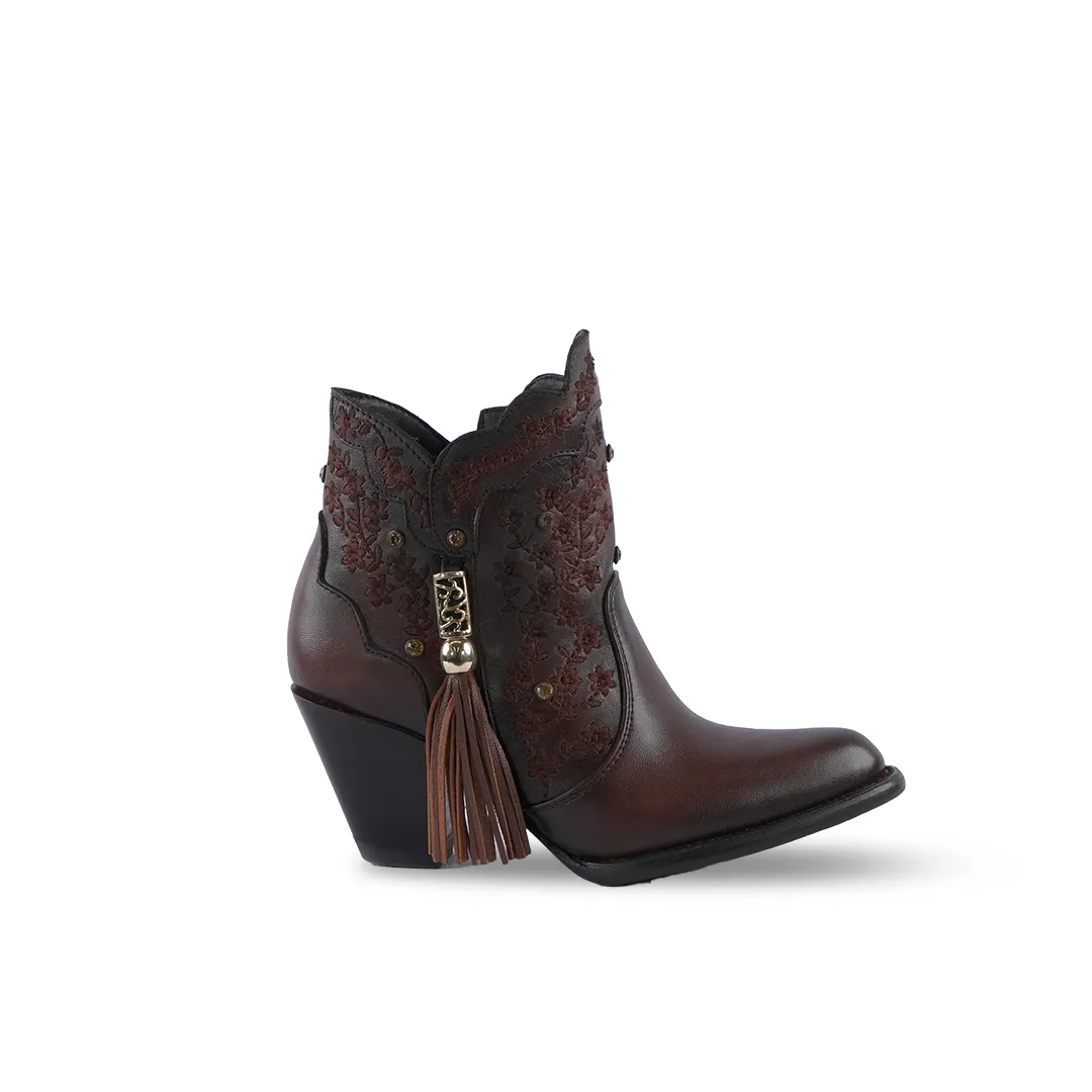 Platino Texas Country Womens Boot Peli Choco Brosh Ximena