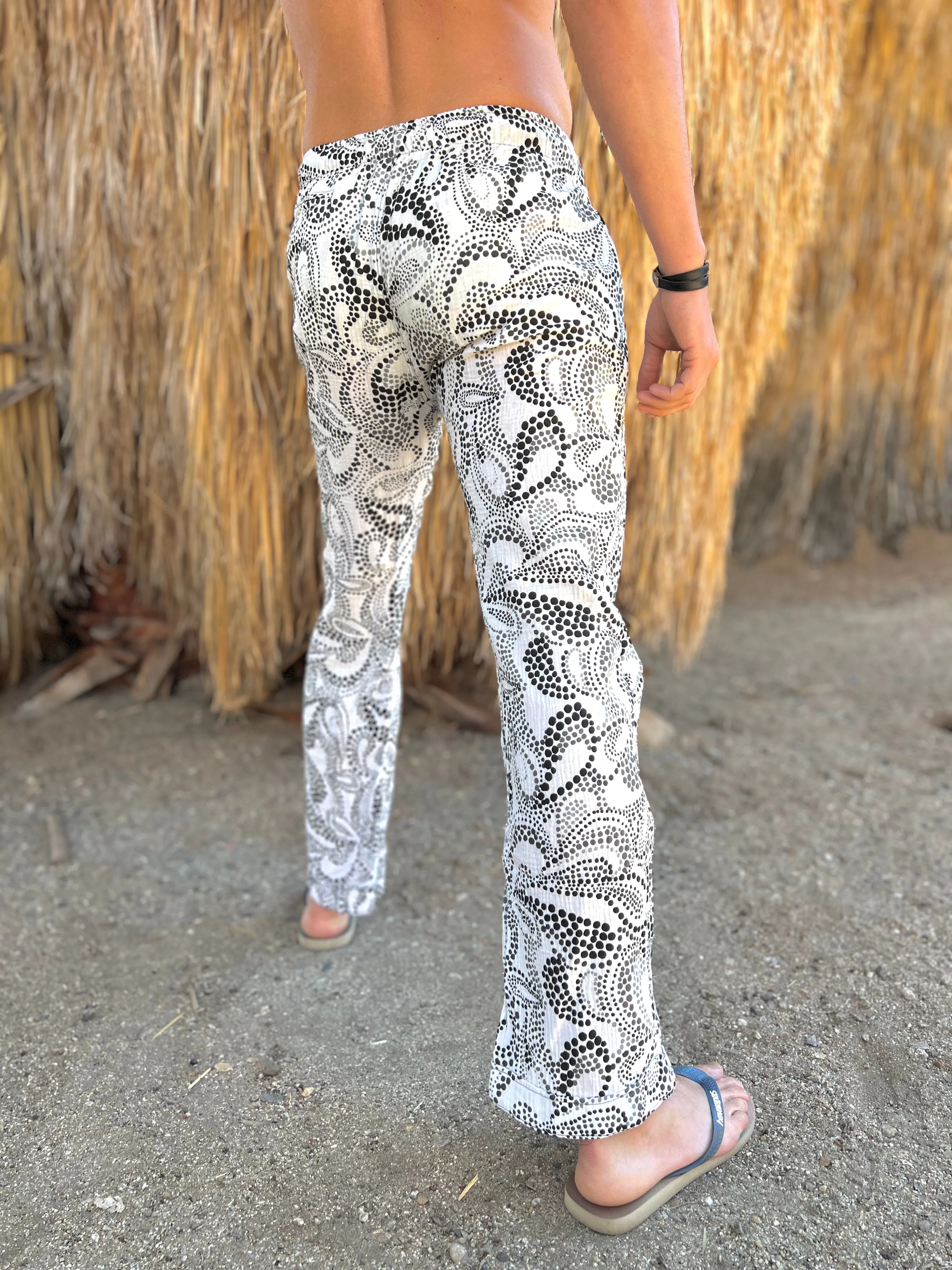 polka paisley lounge pant