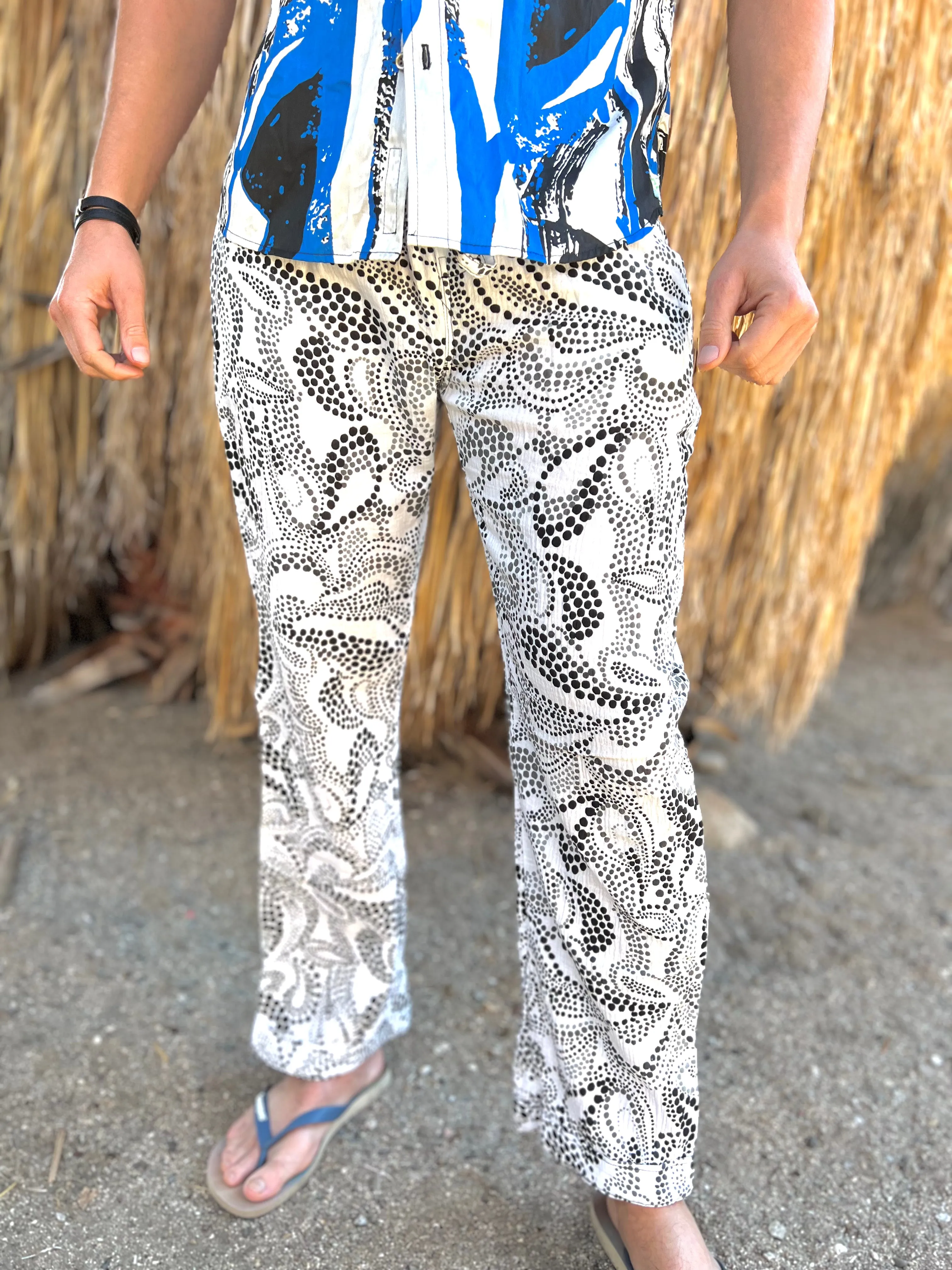 polka paisley lounge pant