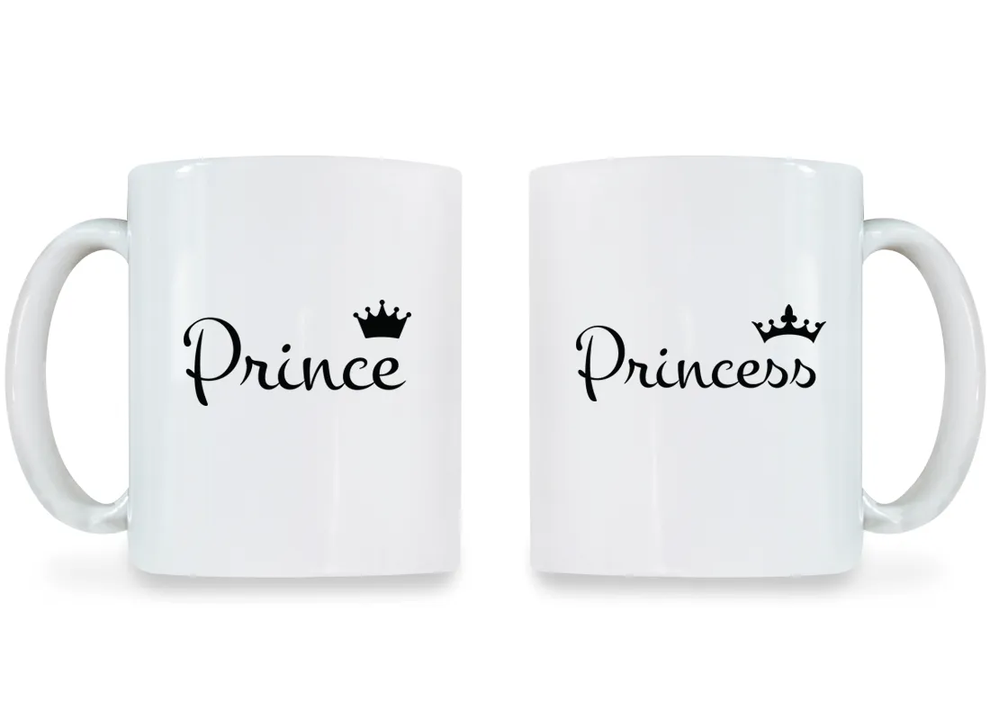 Prince & Princess - Couple Coffee Mugs