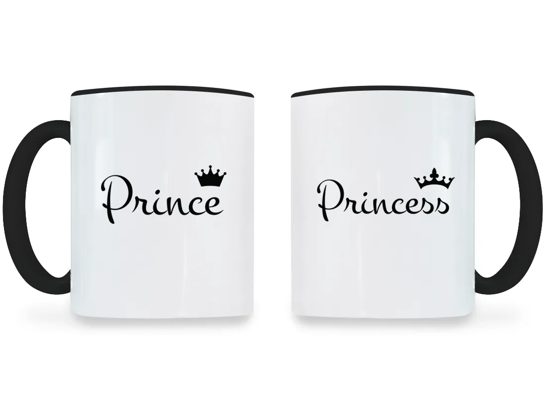 Prince & Princess - Couple Coffee Mugs