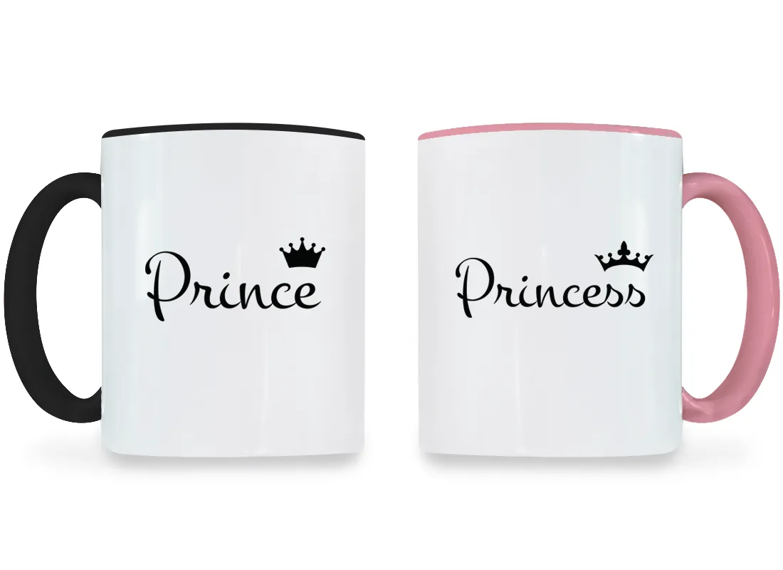 Prince & Princess - Couple Coffee Mugs