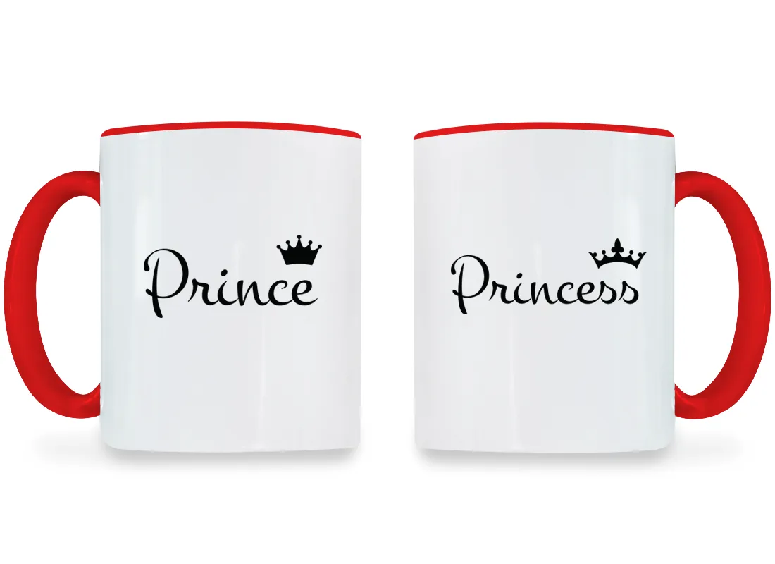 Prince & Princess - Couple Coffee Mugs