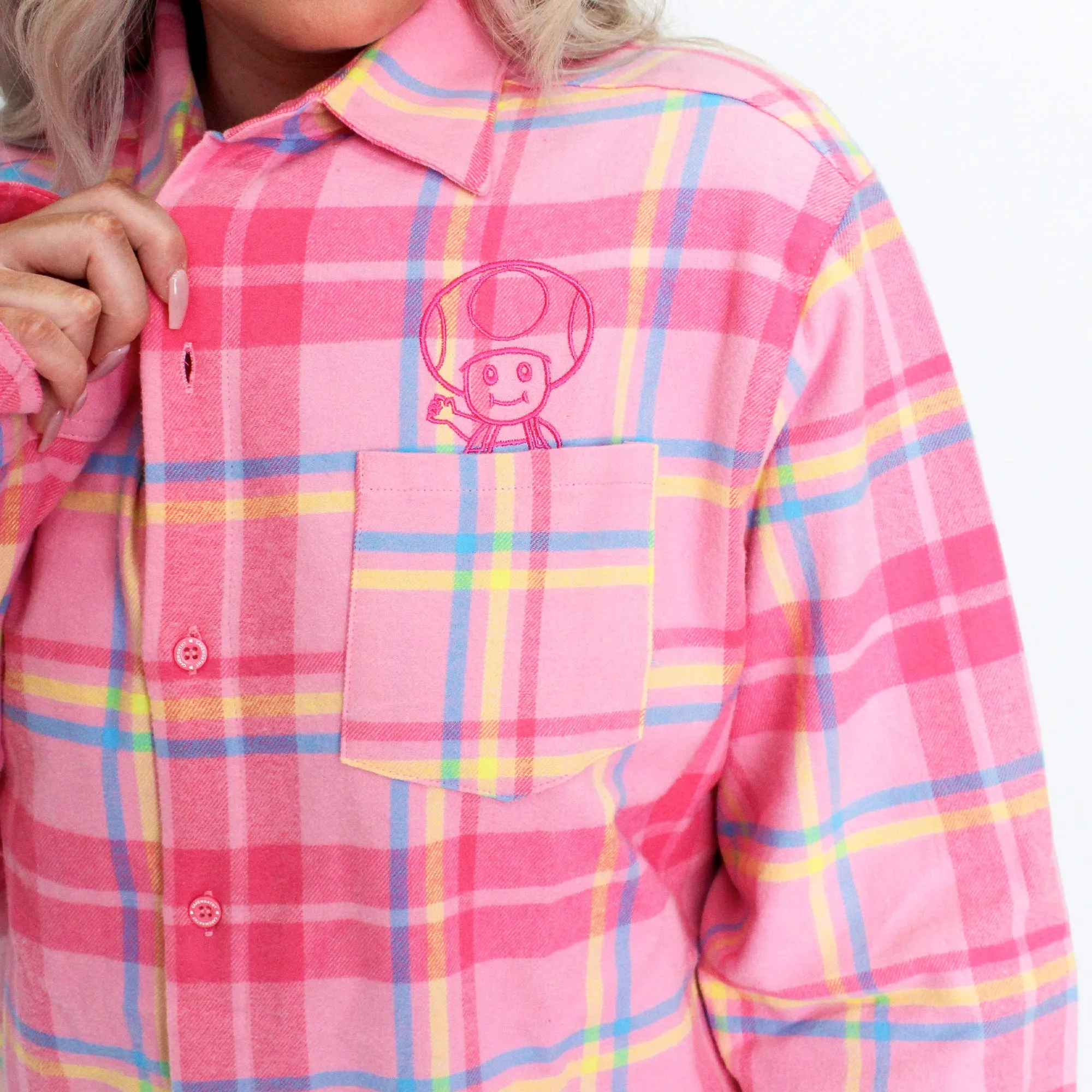 Princess Peach Flannel