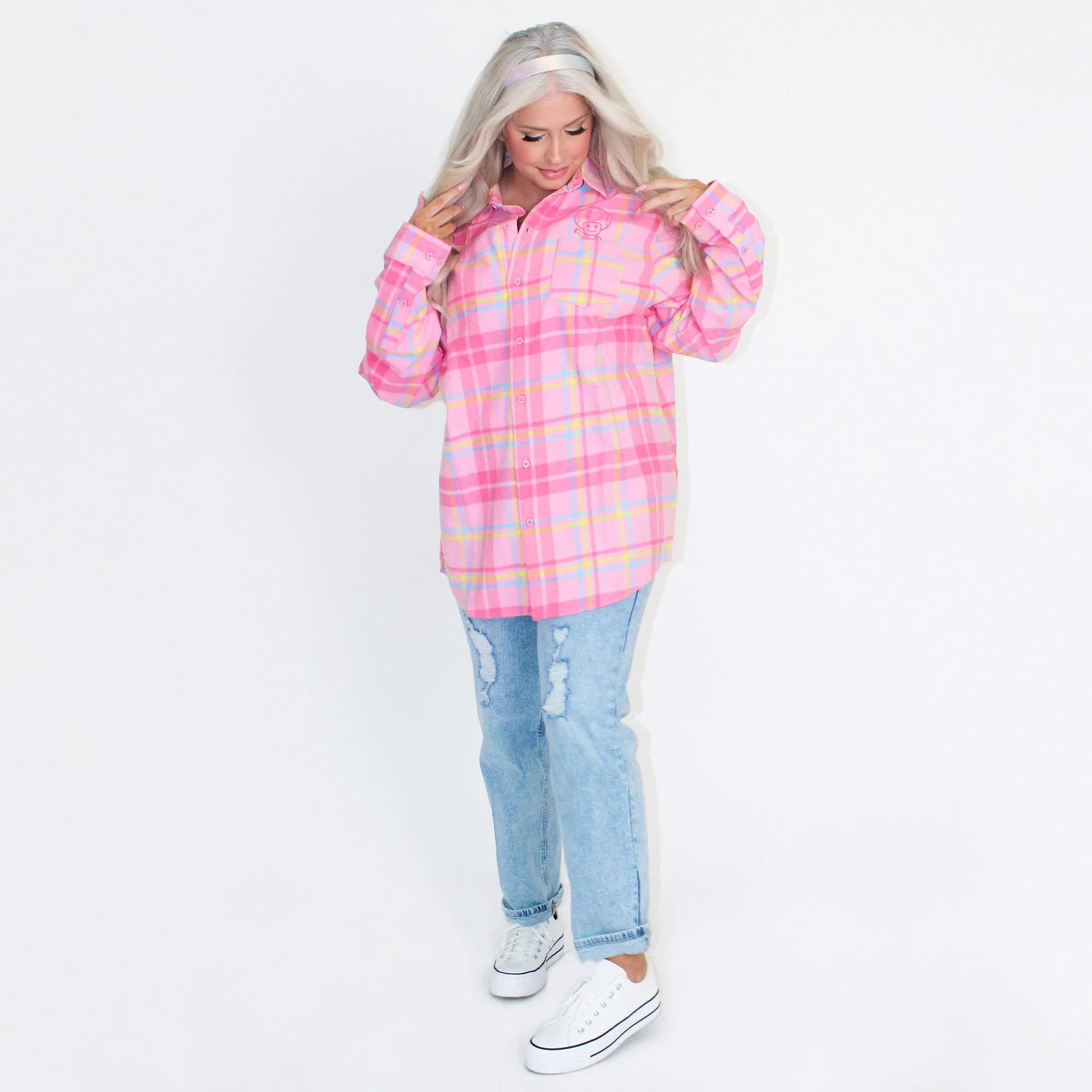 Princess Peach Flannel