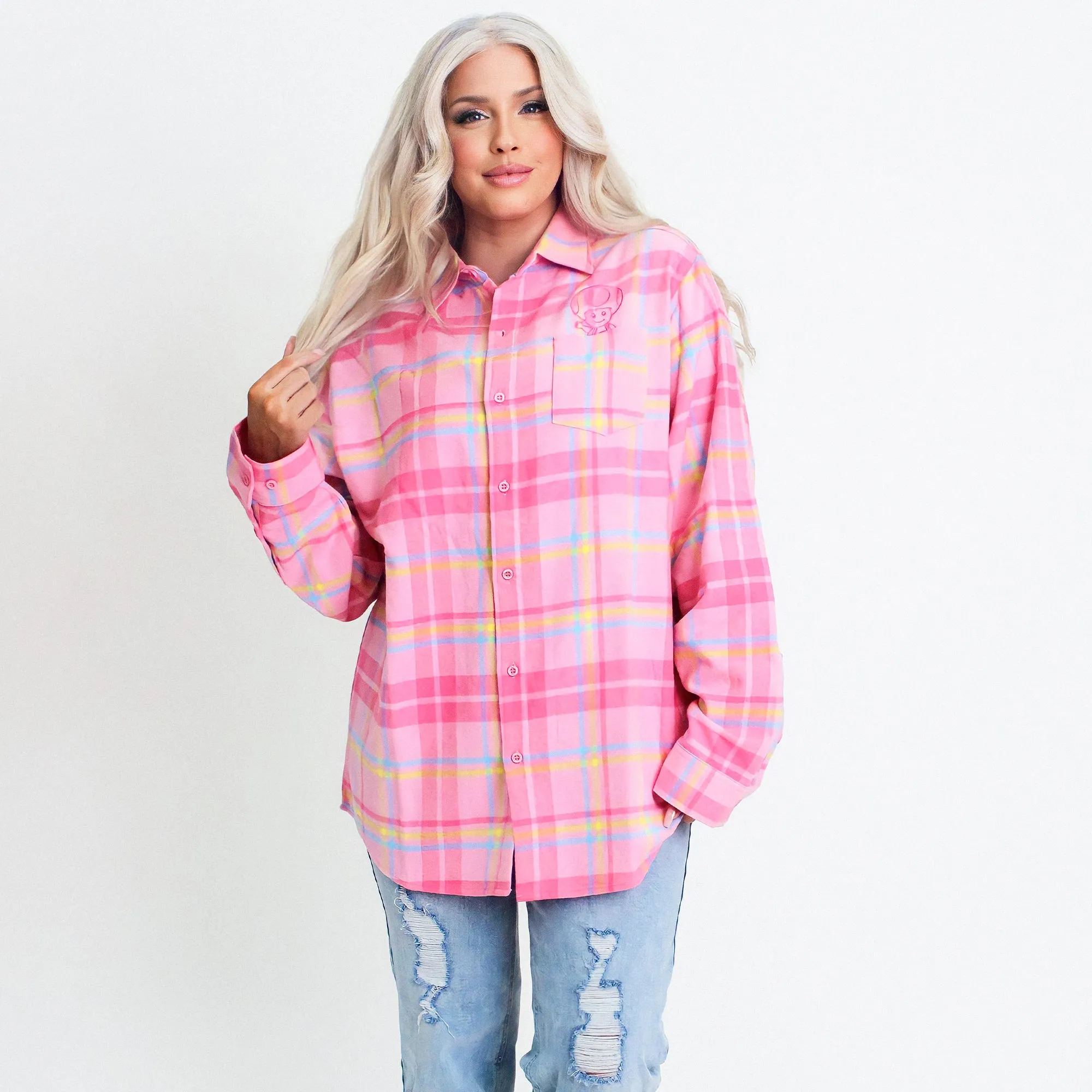 Princess Peach Flannel