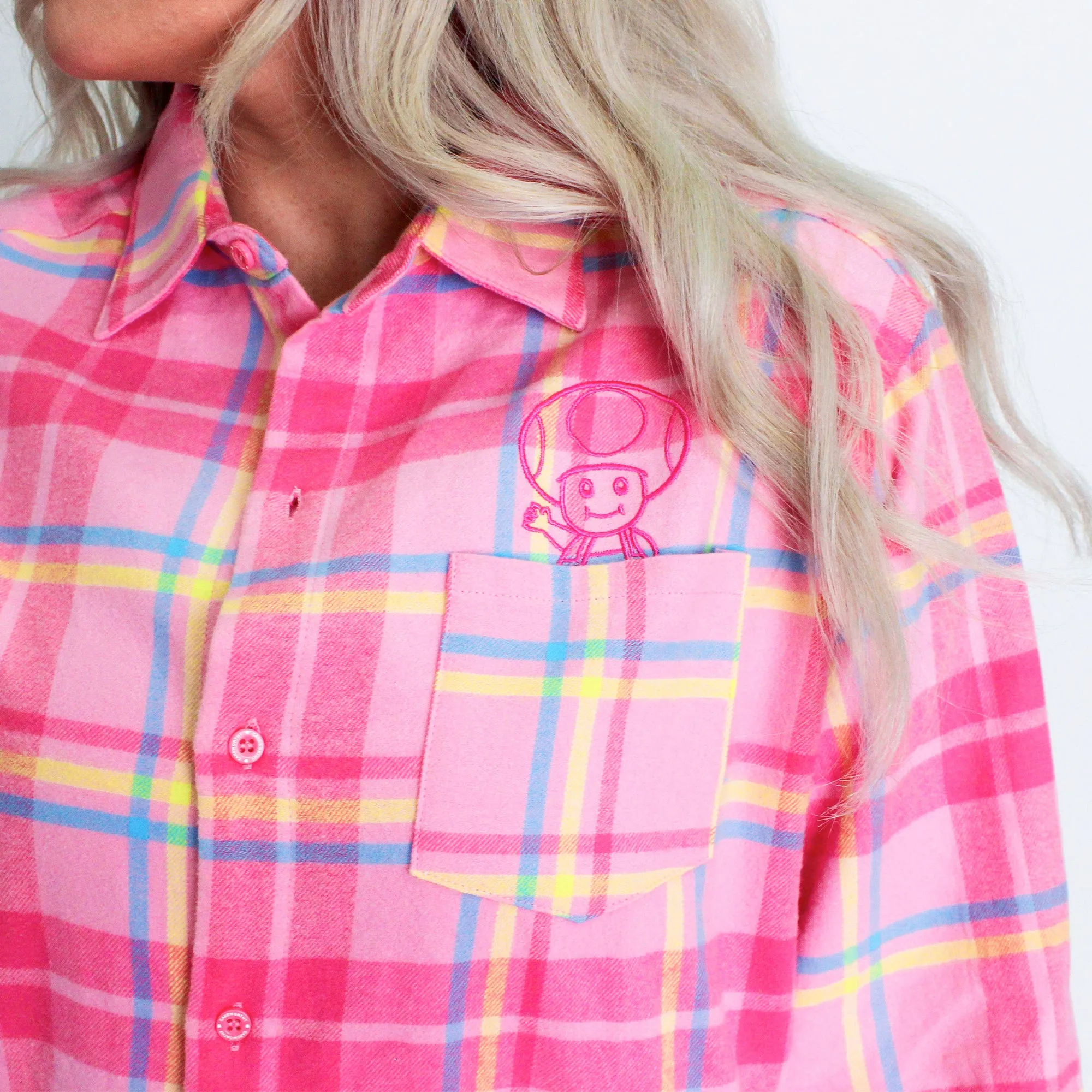 Princess Peach Flannel