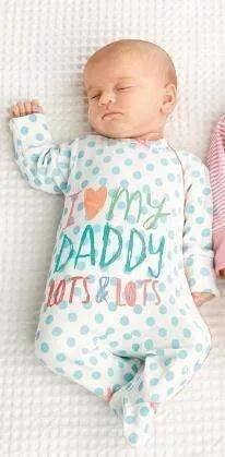 "I Heart Mommy/Daddy" Baby Romper