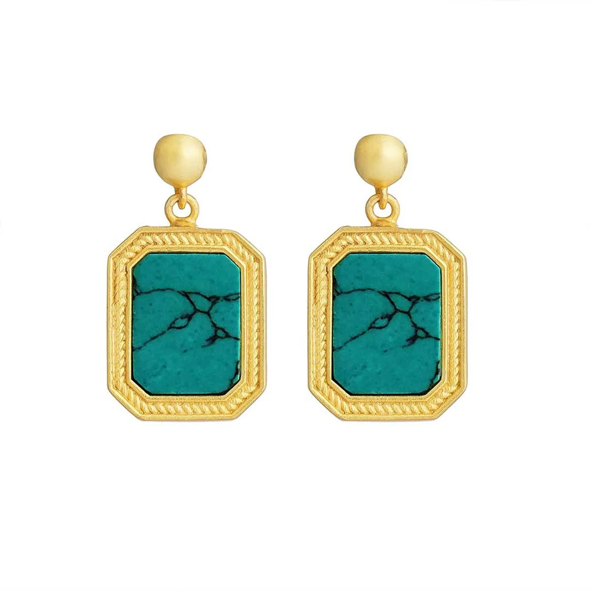 Revitalise Drop Earrings with Turquoise - Relationships