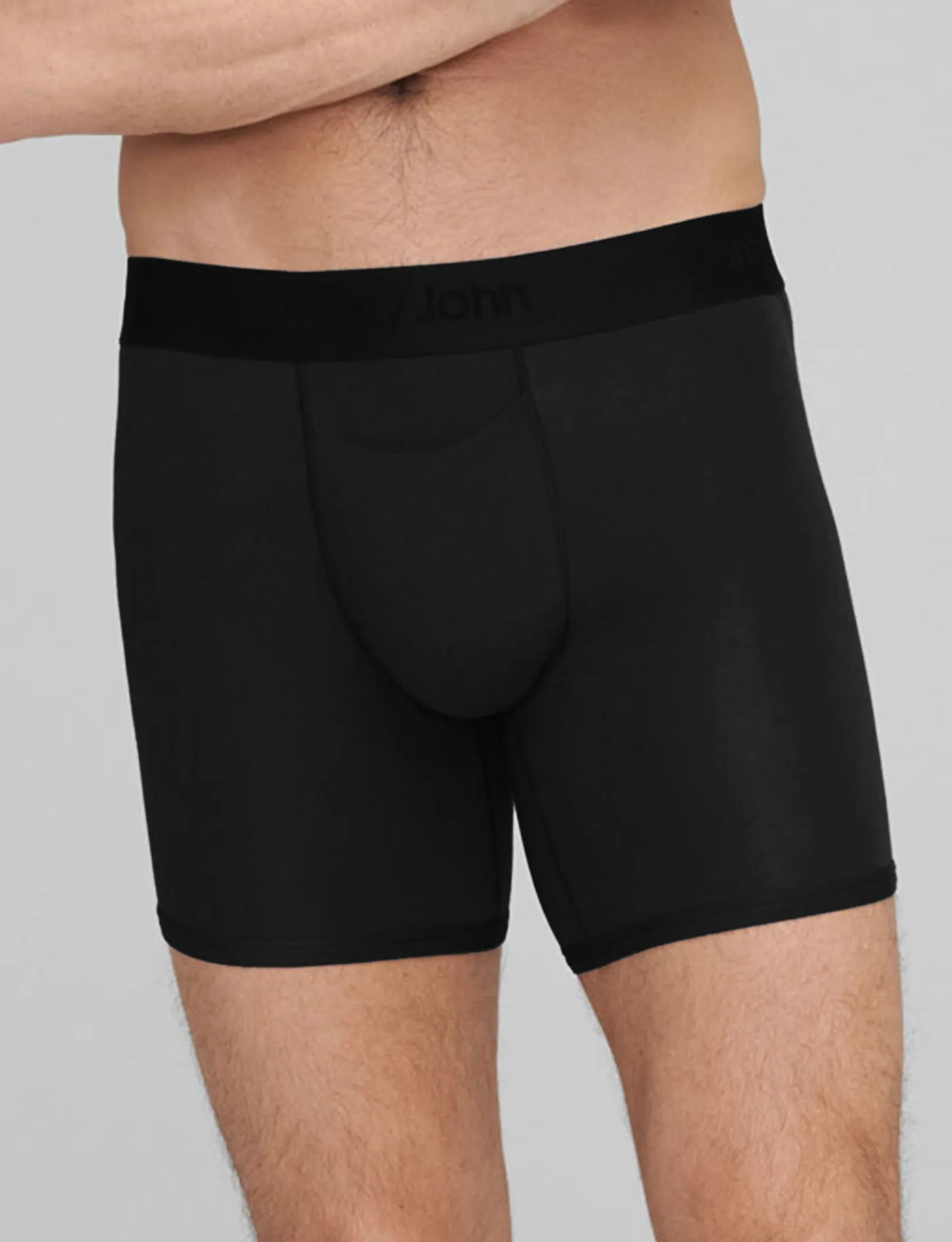 Second Skin Mid-Length Boxer Brief 6" (3-Pack)