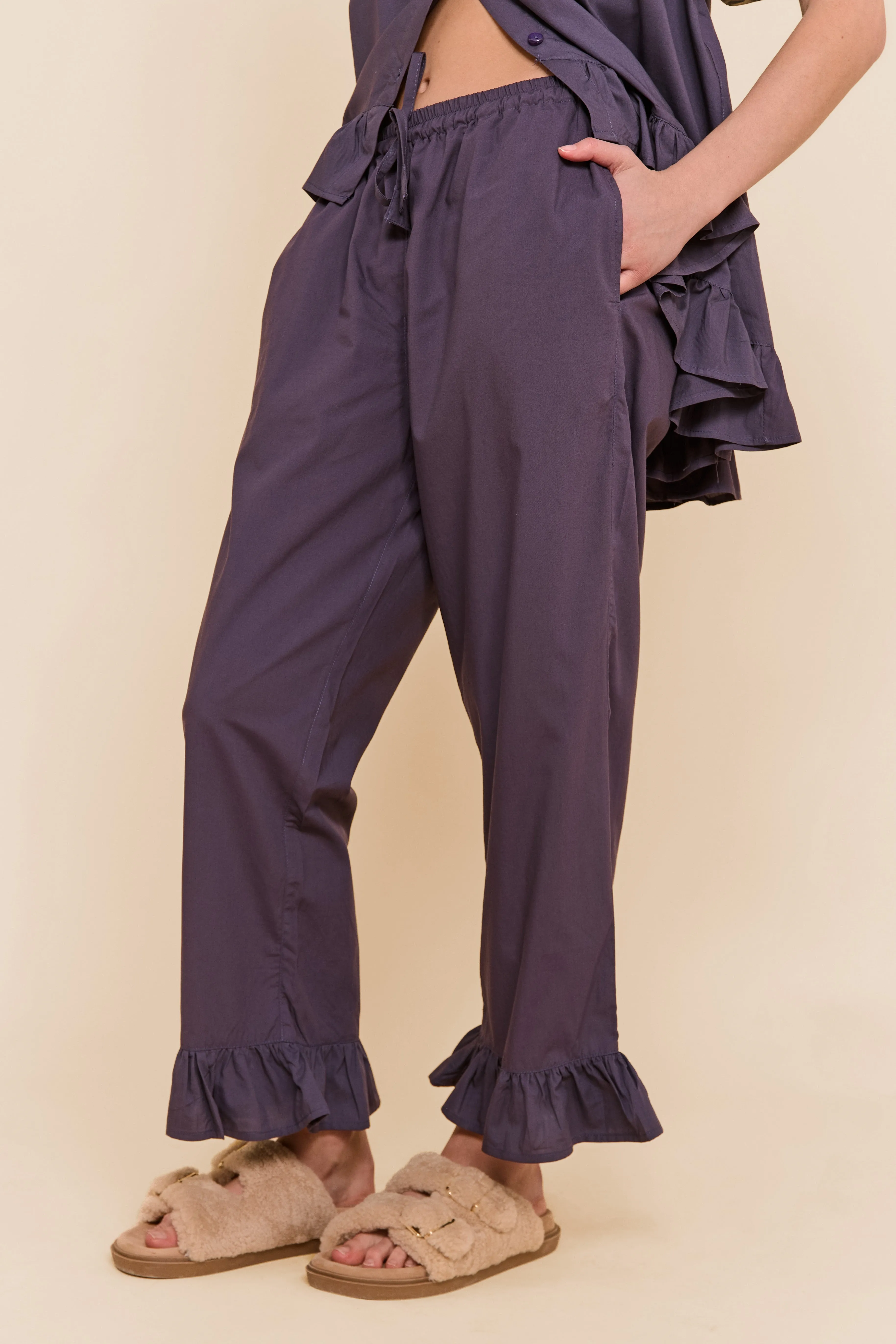 Sophie Sleep Set - Pants - Cotton Modal - Midnight Blue