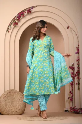 Straight Kurta Pant and Dupatta Set