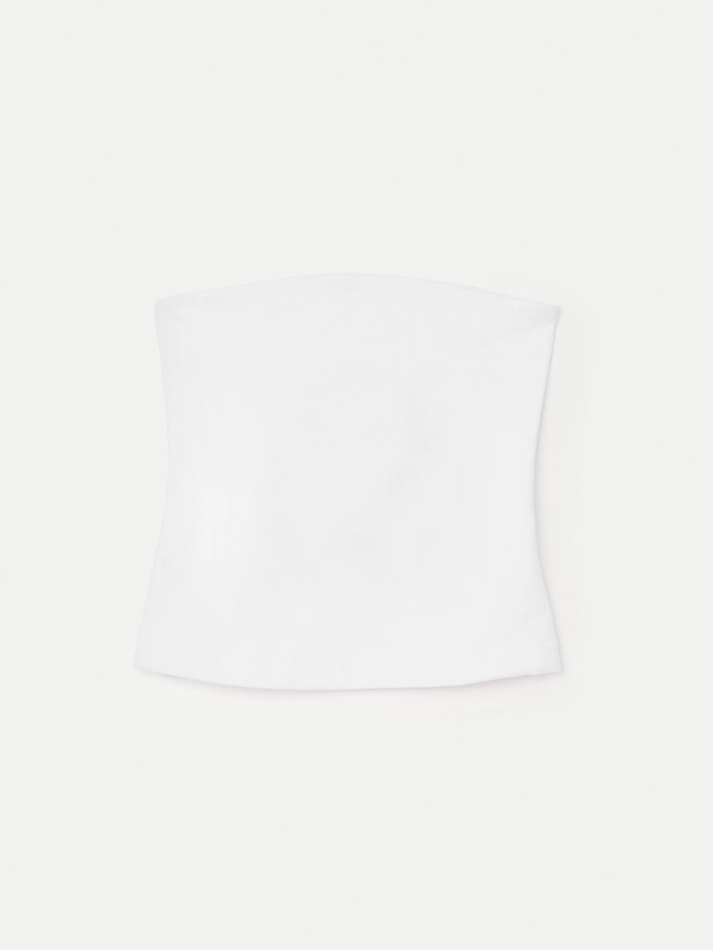 The Fitted Tube Top in White