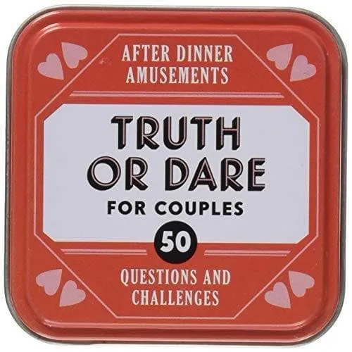 Truth or Dare for Couples - Card Game with 50 Questions and Challenges