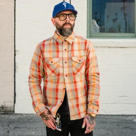 UES Heavy Flannel Orange