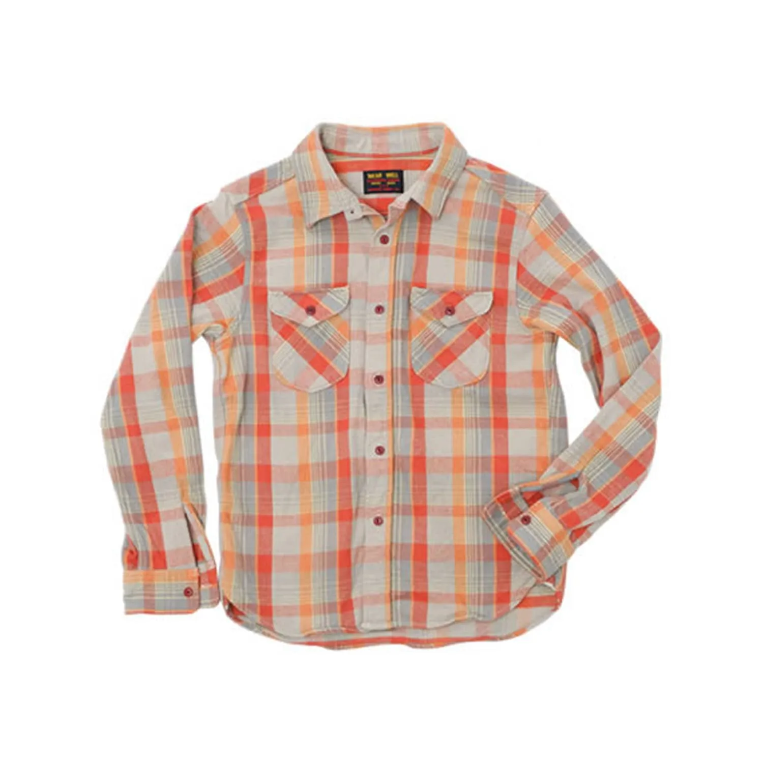 UES Heavy Flannel Orange