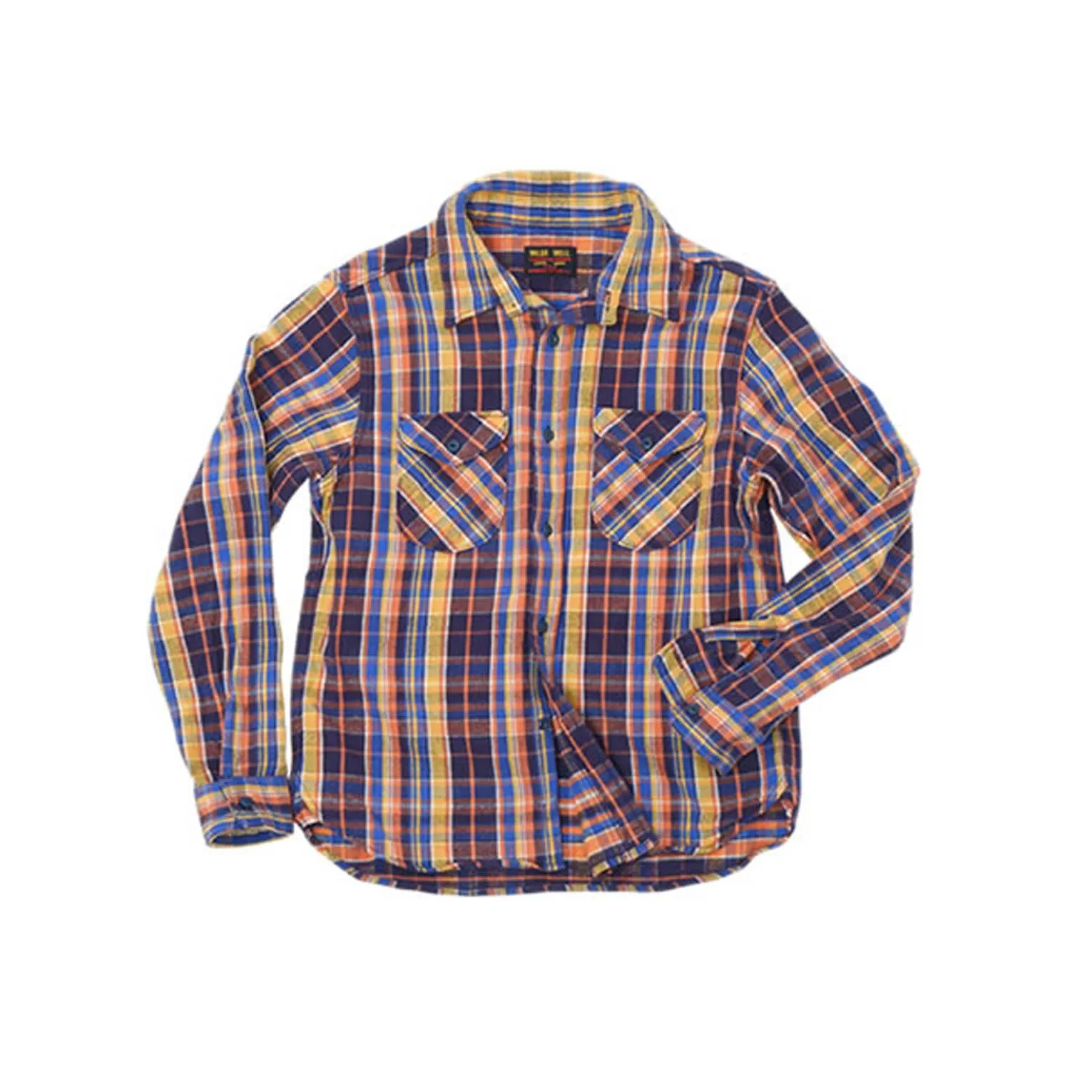 UES Heavy Flannel Shirt Blue