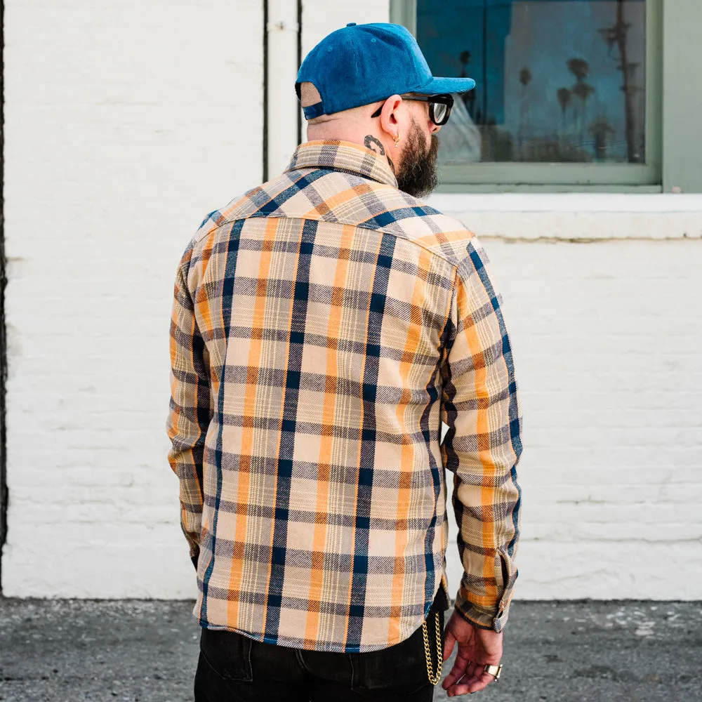 UES Heavy Flannel Shirt Navy