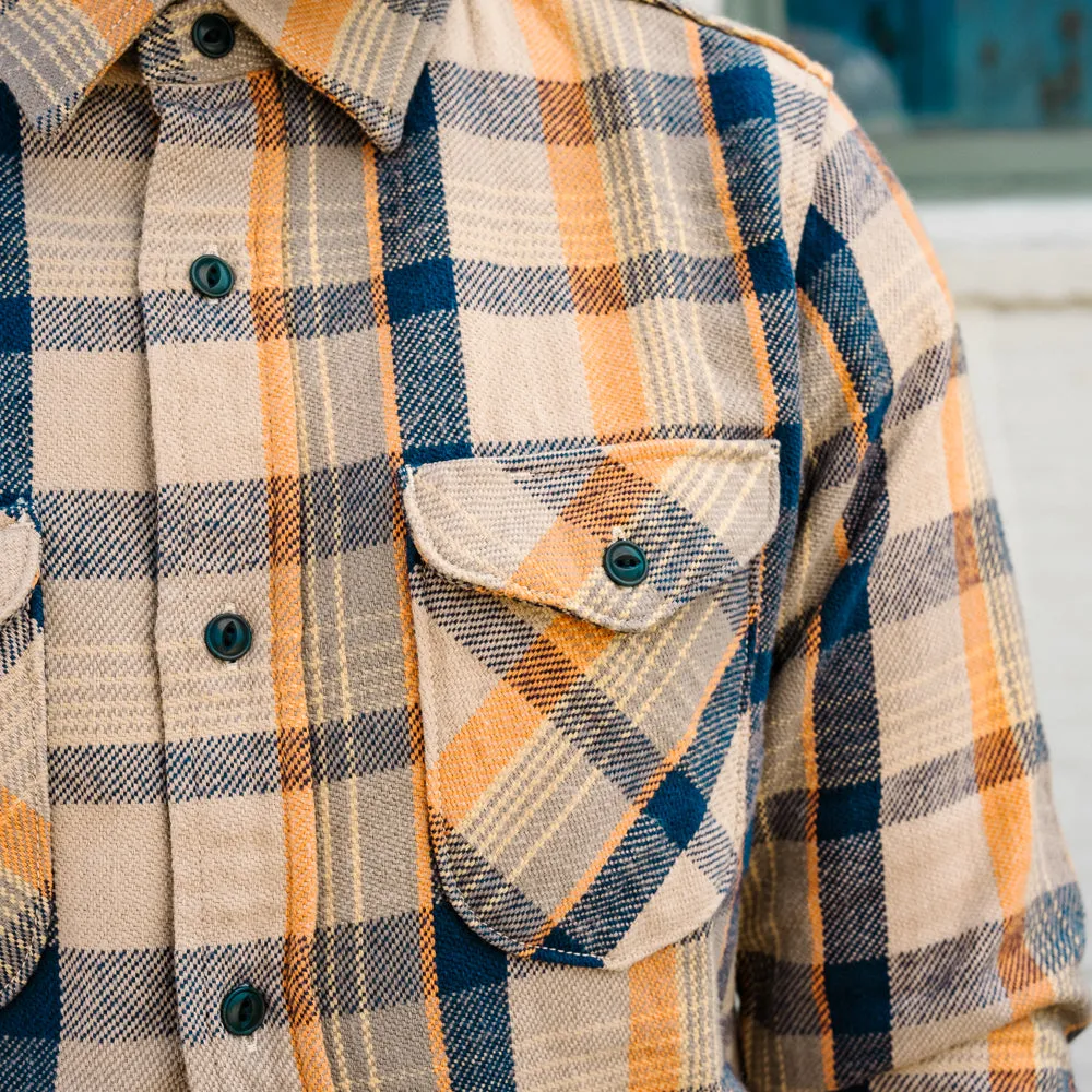 UES Heavy Flannel Shirt Navy