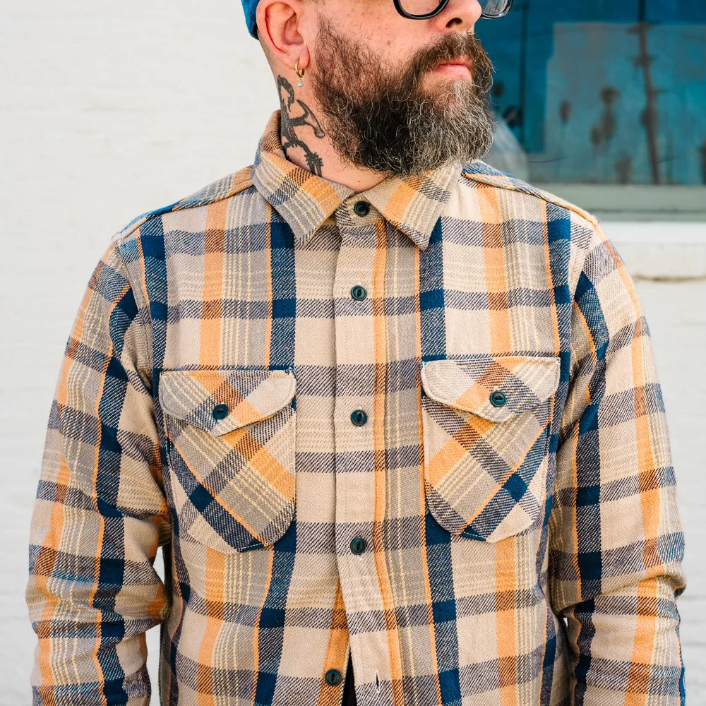 UES Heavy Flannel Shirt Navy