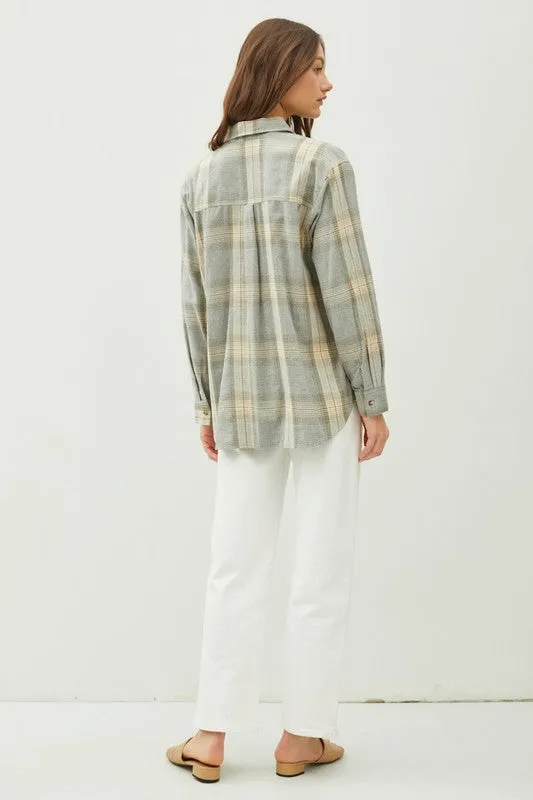 You're Still The One Plaid Flannel Tops - 2 colors!