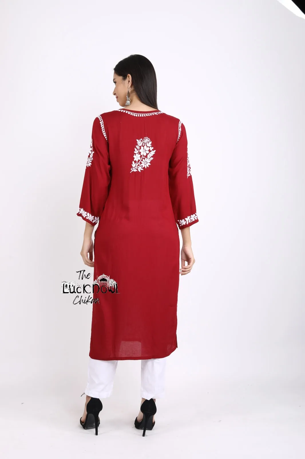 Zoya Premium Modal Chikankari Kurti